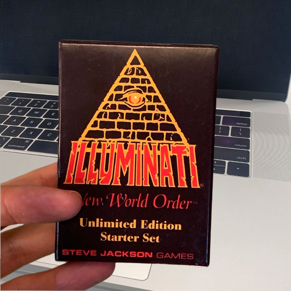 Party Games Console - English Version 110pcs Illuminati 1995 Edition