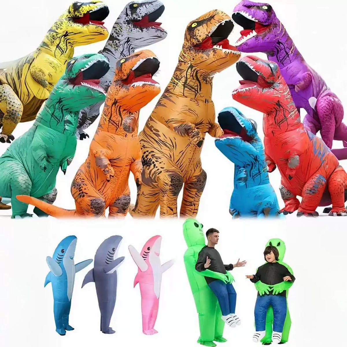 Party Games Adults Funny - Adult Inflatable T-Rex Costume, Unisex Adult