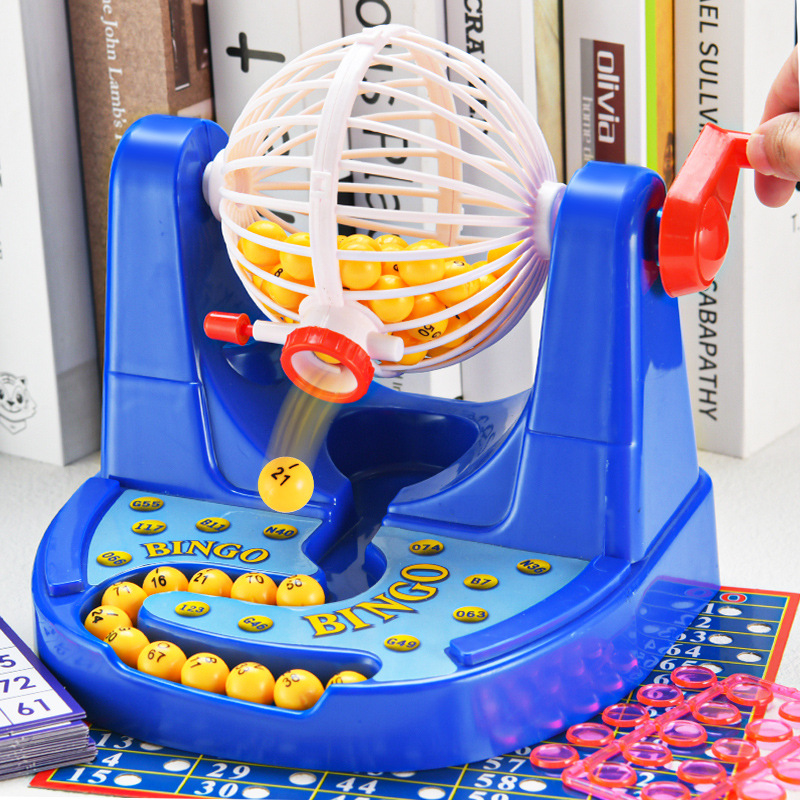 Party Games Console - Classic Bingo Lottery Number Drawing Machine