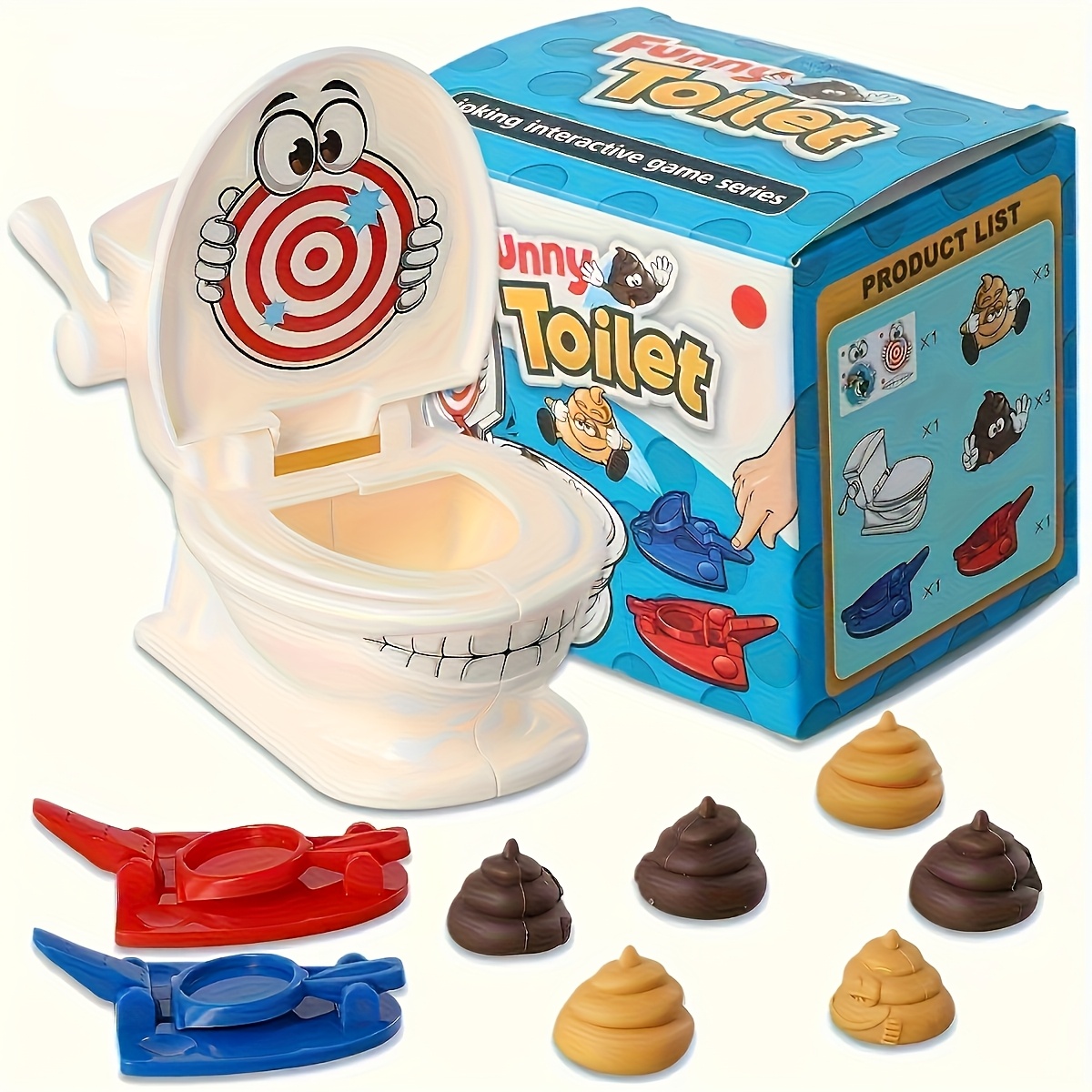 Party Games Console - Mini Toilet Anti Stress Toys Two