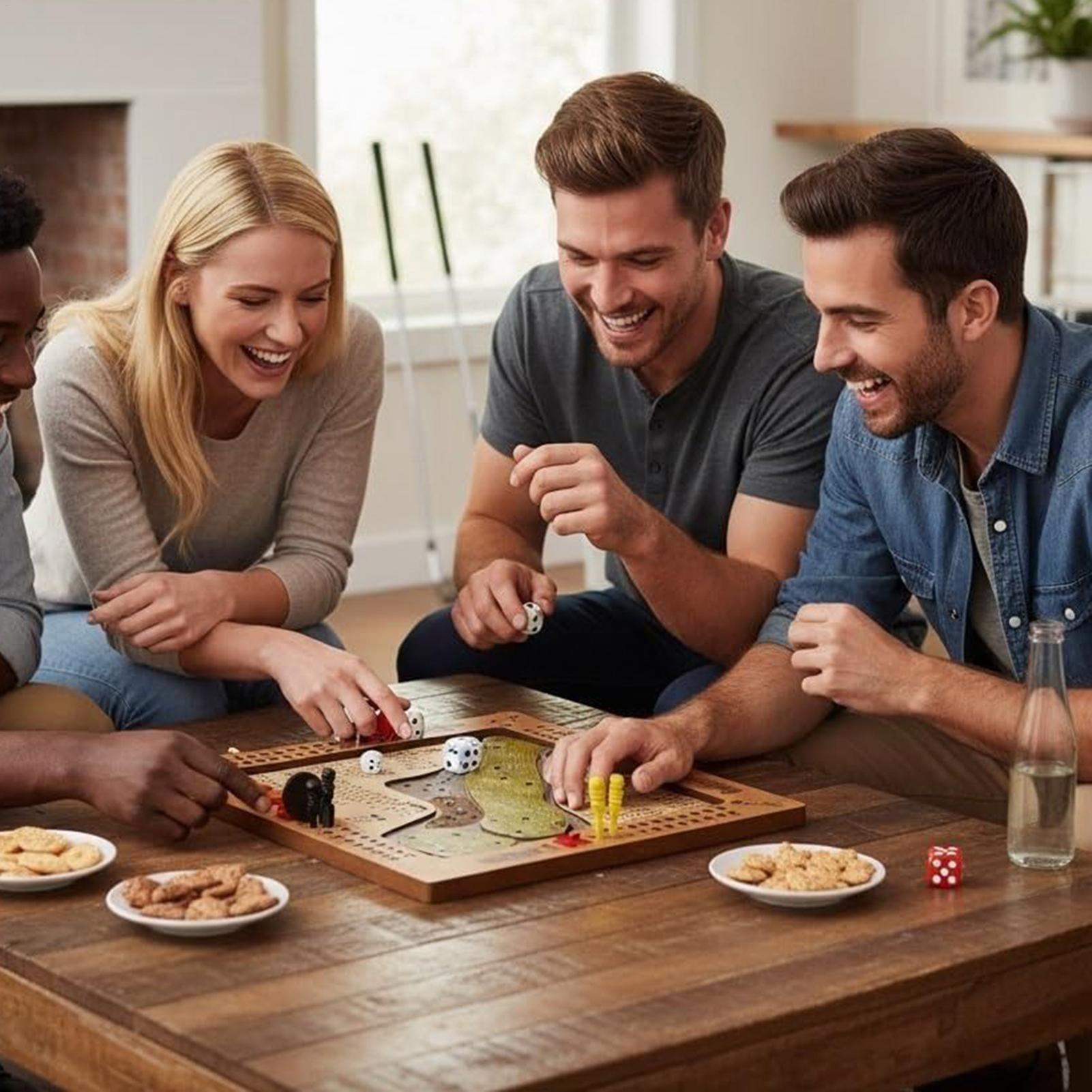 Golf Dice Game Wooden Challeng - Party Games Console ulasan dan harga