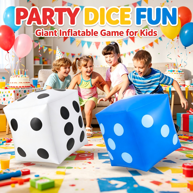 Giant PVC Inflatable Dice Game - Party Games Gamecube ulasan dan harga