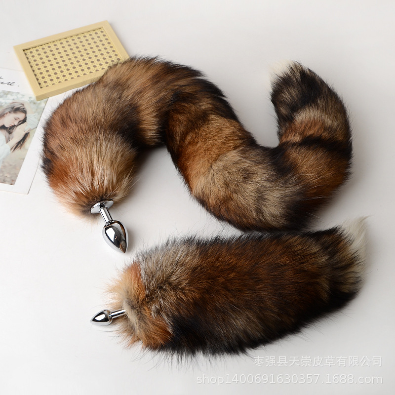 30-100cm Sexy Real Fox Tails w - Party Games Adults Funny ulasan dan harga