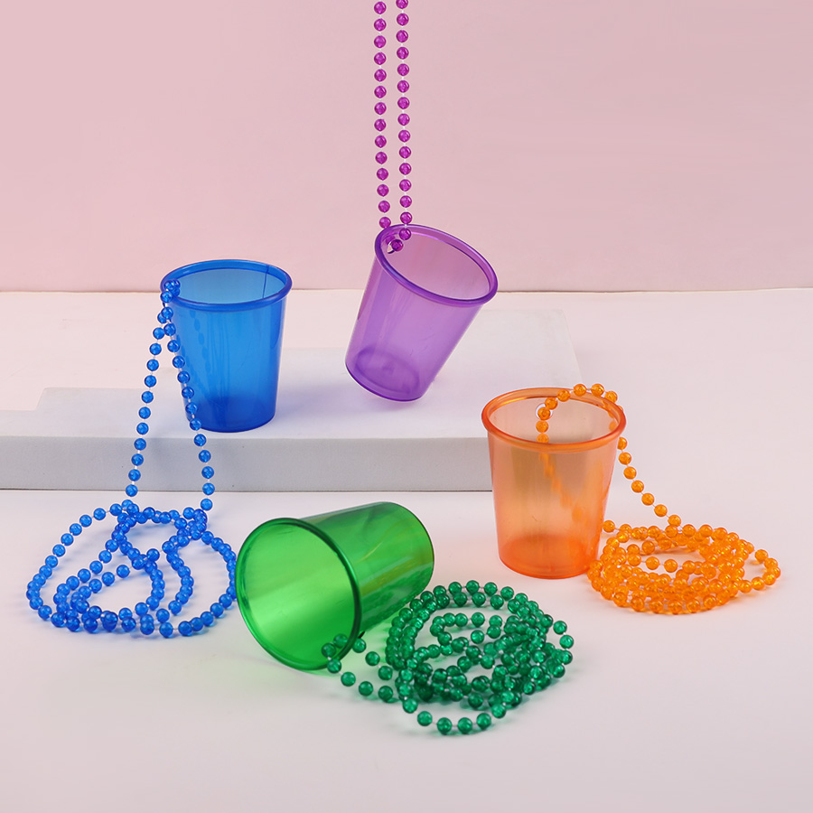 12pcs Beaded Necklace Plastic  - Party Games Bachelorette ulasan dan harga