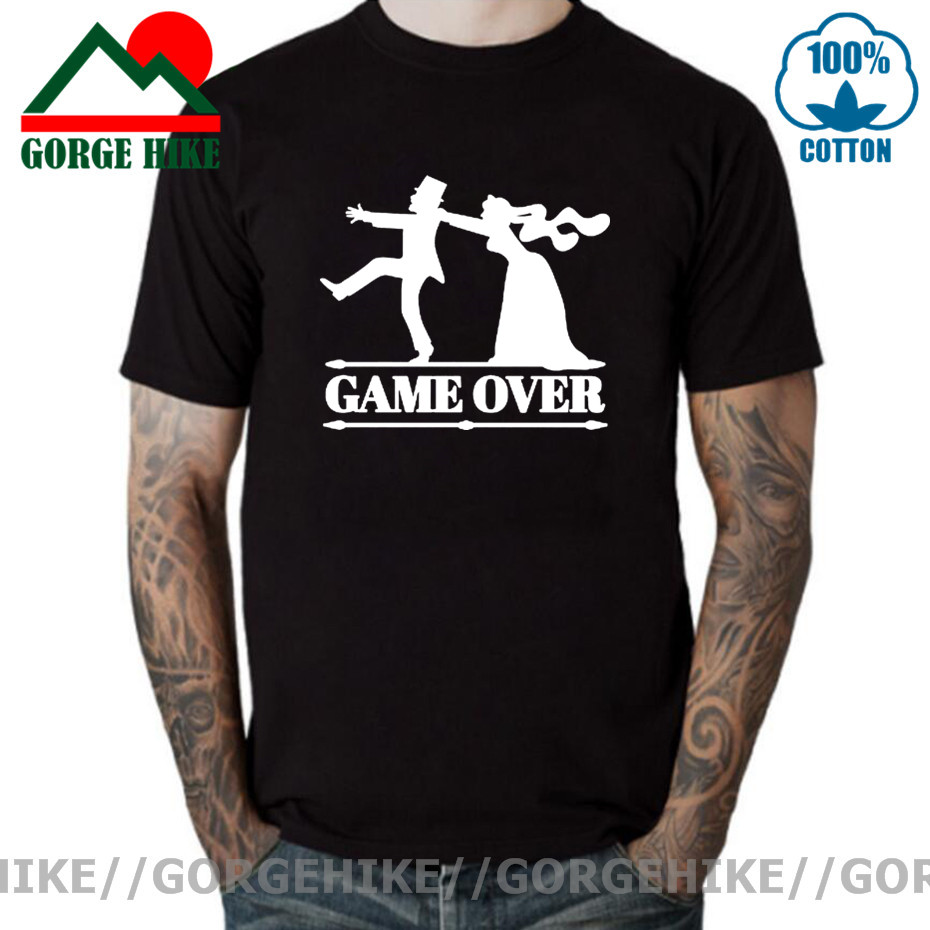 Game Over Tees Men Bride Tops  - Party Games Bachelorette ulasan dan harga
