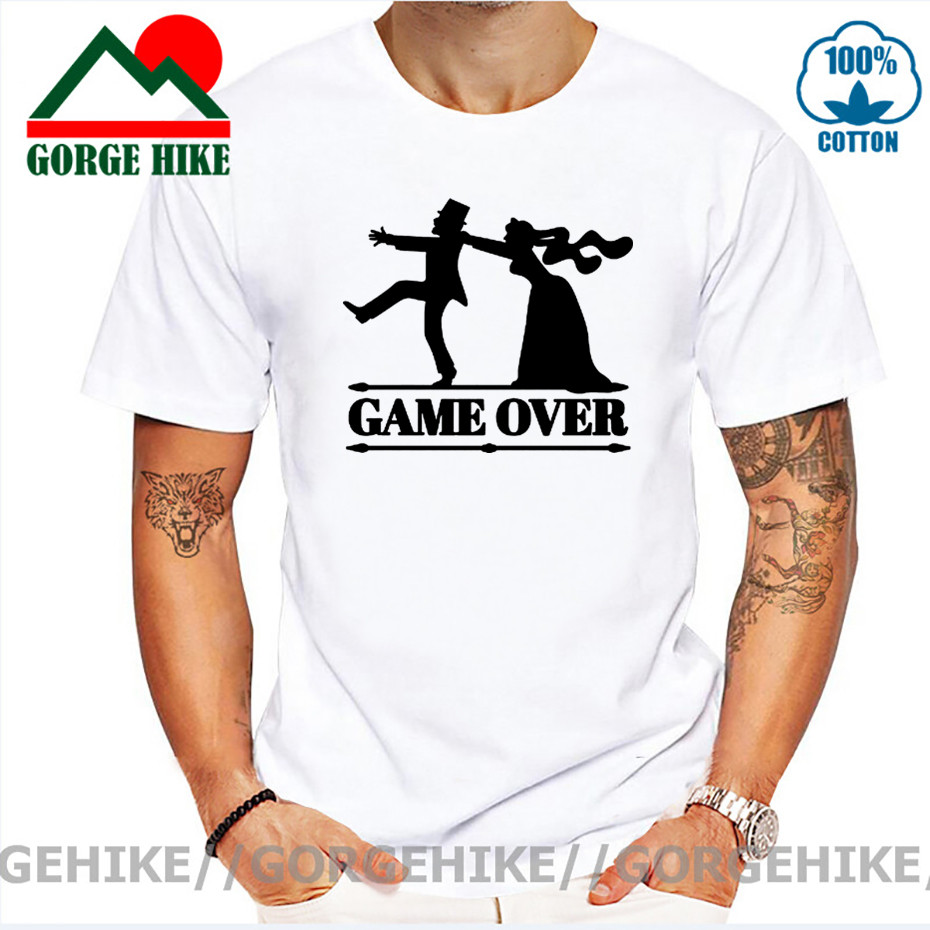 Game Over Tees Men Bride Tops  - Party Games Bachelorette ulasan dan harga