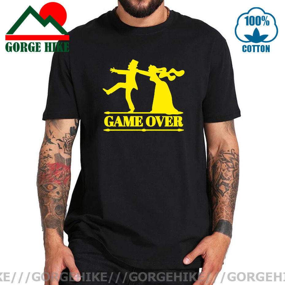 Game Over Tees Men Bride Tops  - Party Games Bachelorette ulasan dan harga