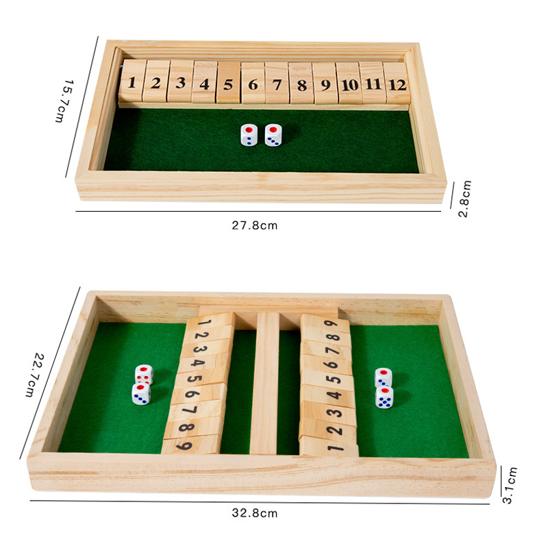 Arithmetic Dice Board Game9/12 - Party Games Adults Drinking ulasan dan harga