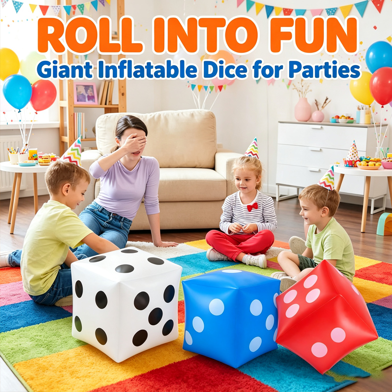 Mega Inflatable PVC Dice for I - Party Games Gamecube ulasan dan harga