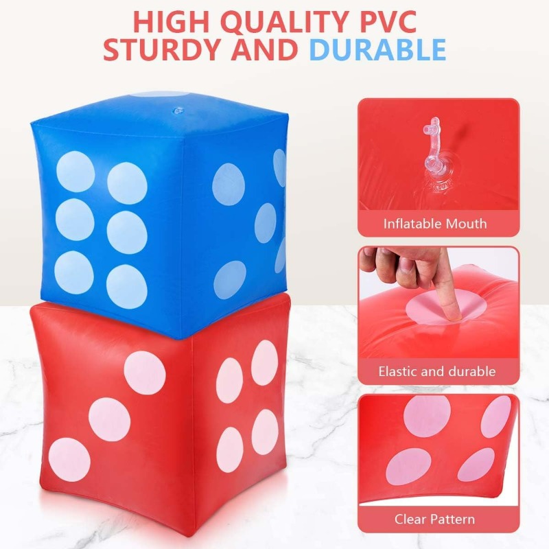 Mega Inflatable PVC Dice for I - Party Games Gamecube ulasan dan harga