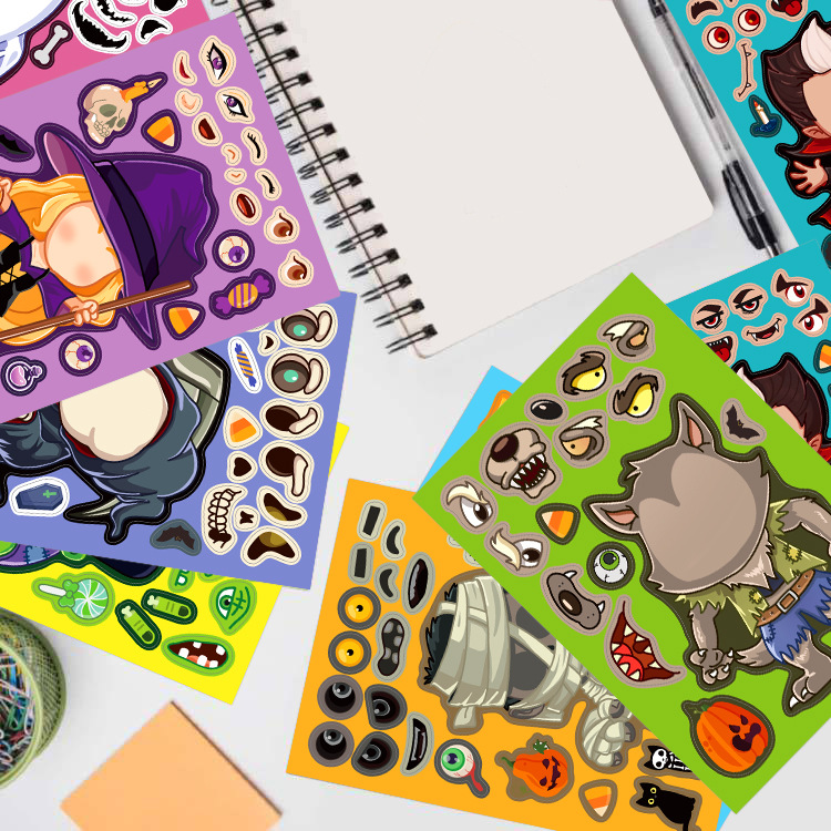 8pcs/pack Cartoon Halloween St - Party Games Instagram ulasan dan harga