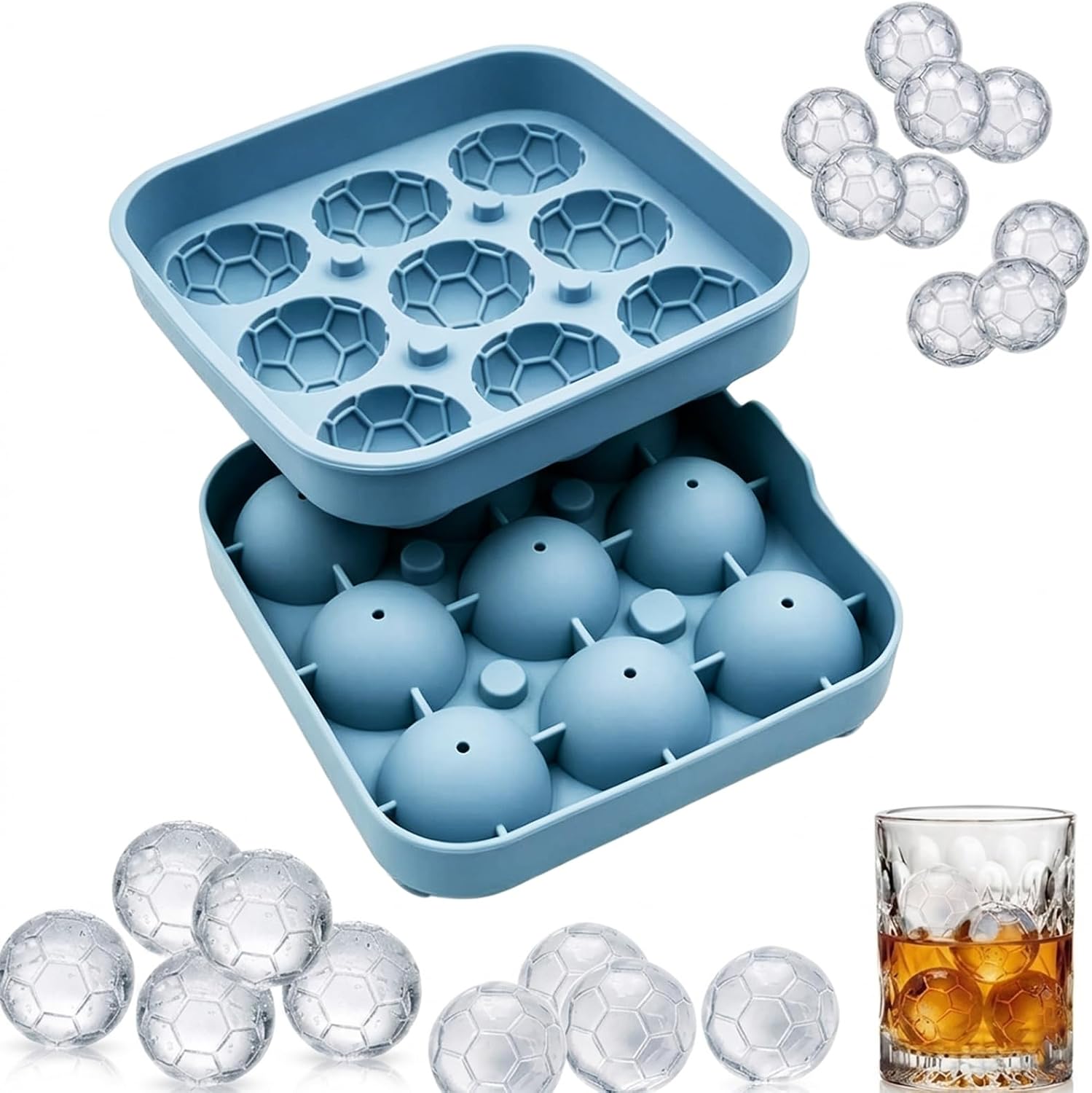 Soccer Ball Ice Cube Molds,9/4 - Party Games Gamecube ulasan dan harga