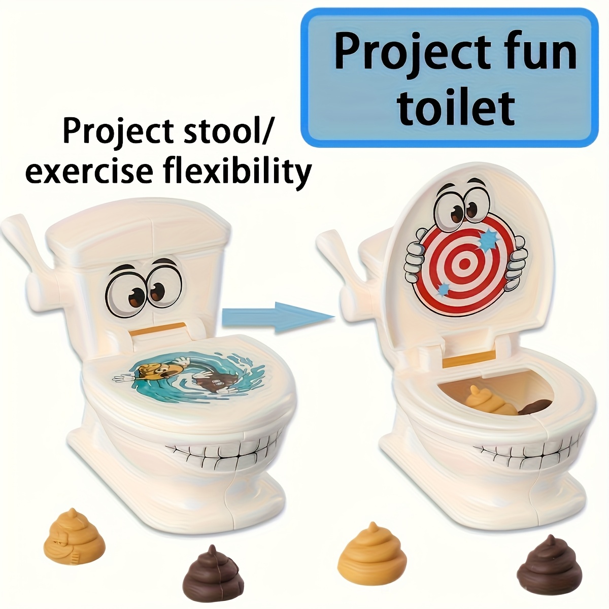 Mini Toilet Anti Stress Toys T - Party Games Console ulasan dan harga
