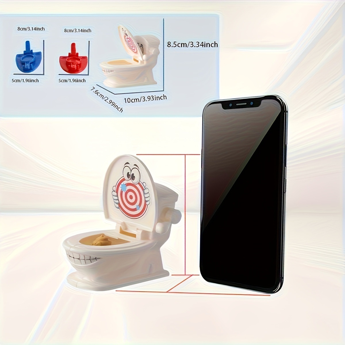 Mini Toilet Anti Stress Toys T - Party Games Console ulasan dan harga