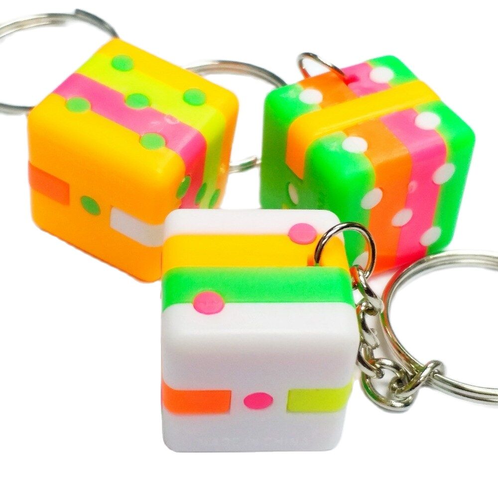 10Pc 2cm Puzzle Dice Cube Key  - Party Games Gamecube ulasan dan harga