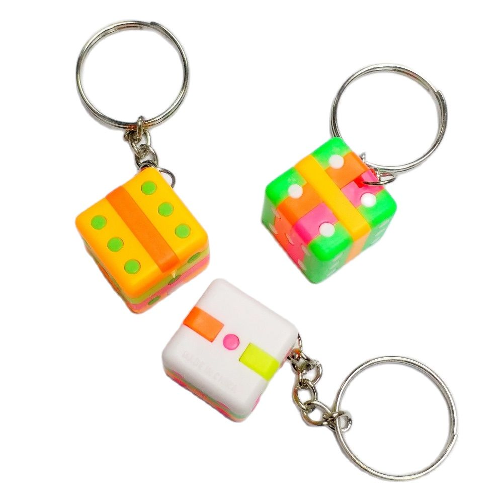10Pc 2cm Puzzle Dice Cube Key  - Party Games Gamecube ulasan dan harga