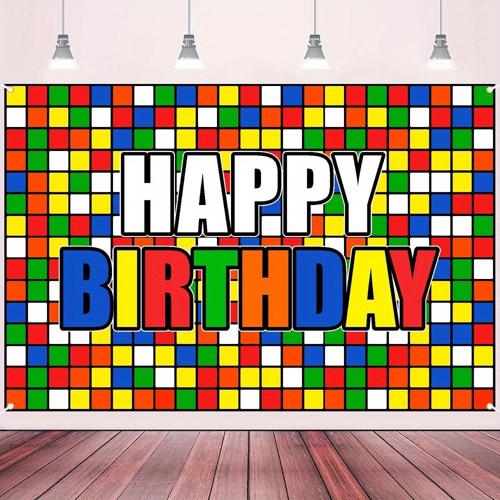 Colorful Cube Birthday Party B - Party Games Gamecube ulasan dan harga