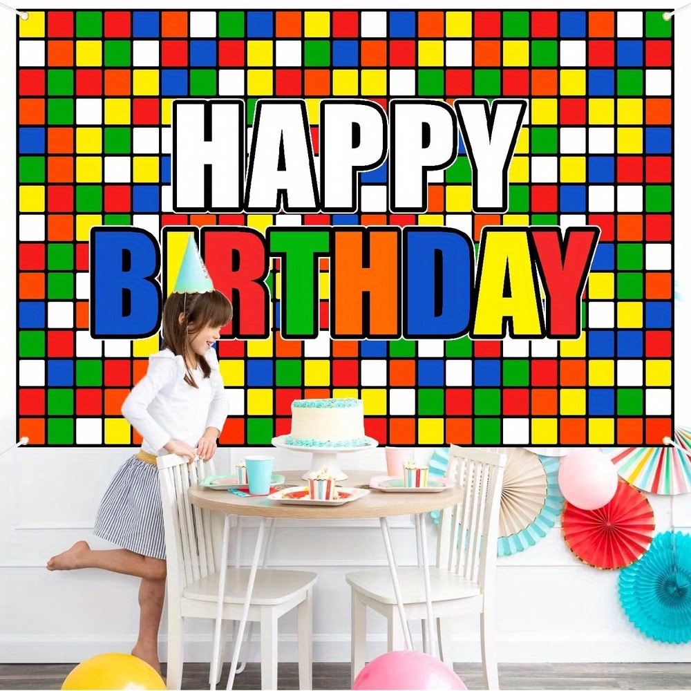 Colorful Cube Birthday Party B - Party Games Gamecube ulasan dan harga