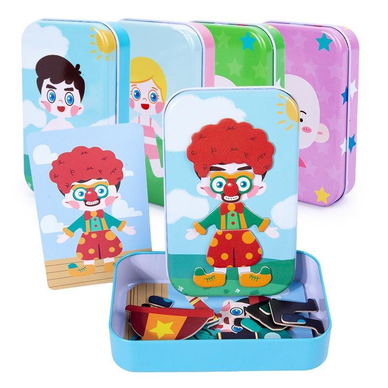 Magnetic Dress Up Puzzle Toys  - Party Games Gamecube ulasan dan harga