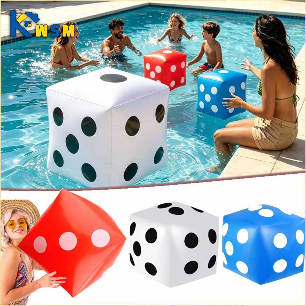 1-10pcs PVC Inflatable Dice fo - Party Games Gamecube ulasan dan harga
