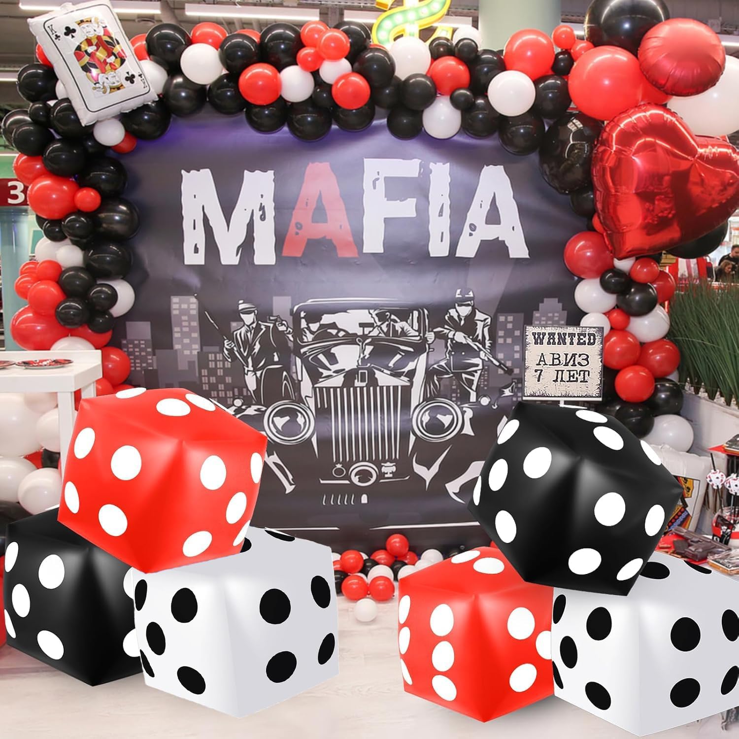 1-10pcs PVC Inflatable Dice fo - Party Games Gamecube ulasan dan harga