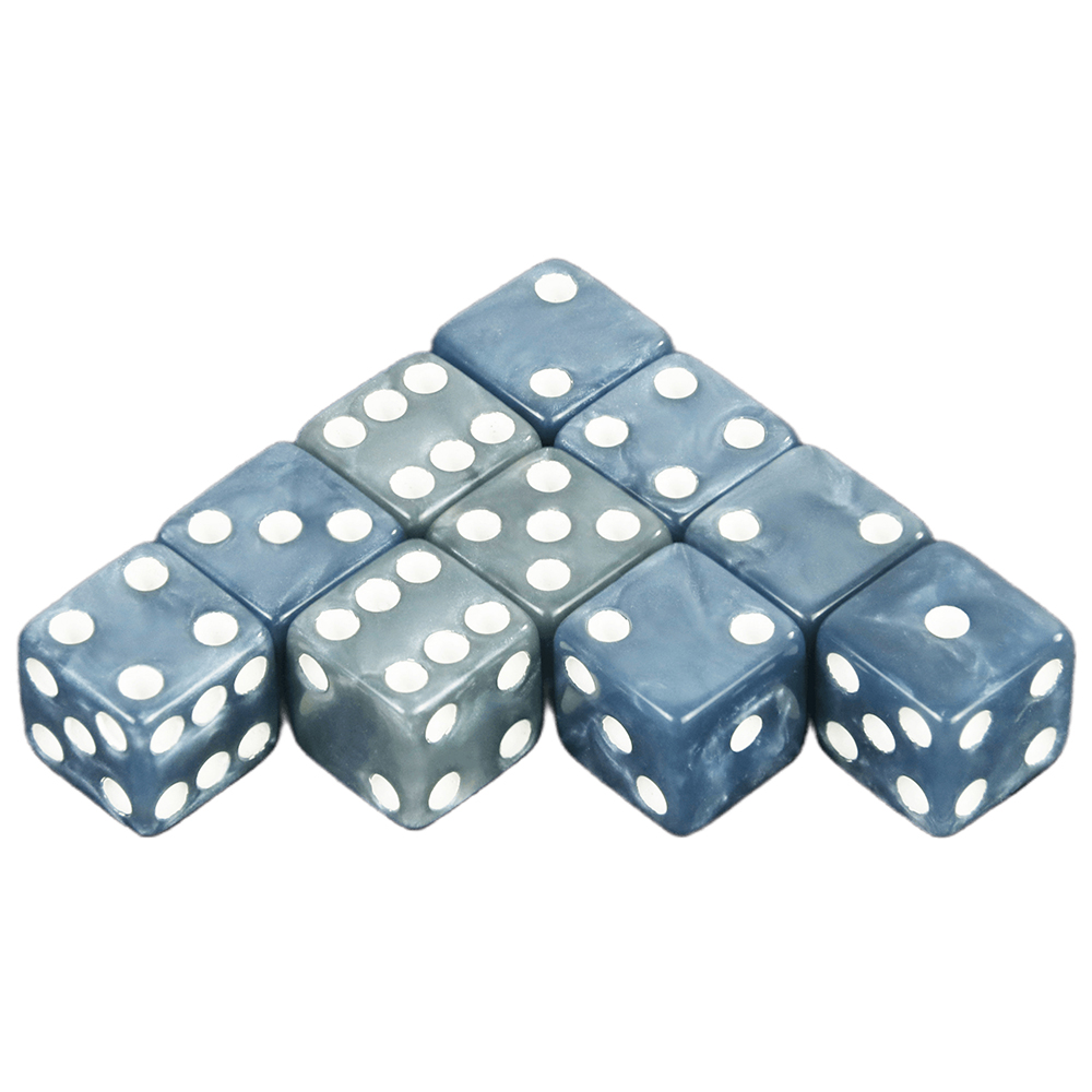 Marble Effect Dice 10pc/set 12 - Party Games Gamecube ulasan dan harga