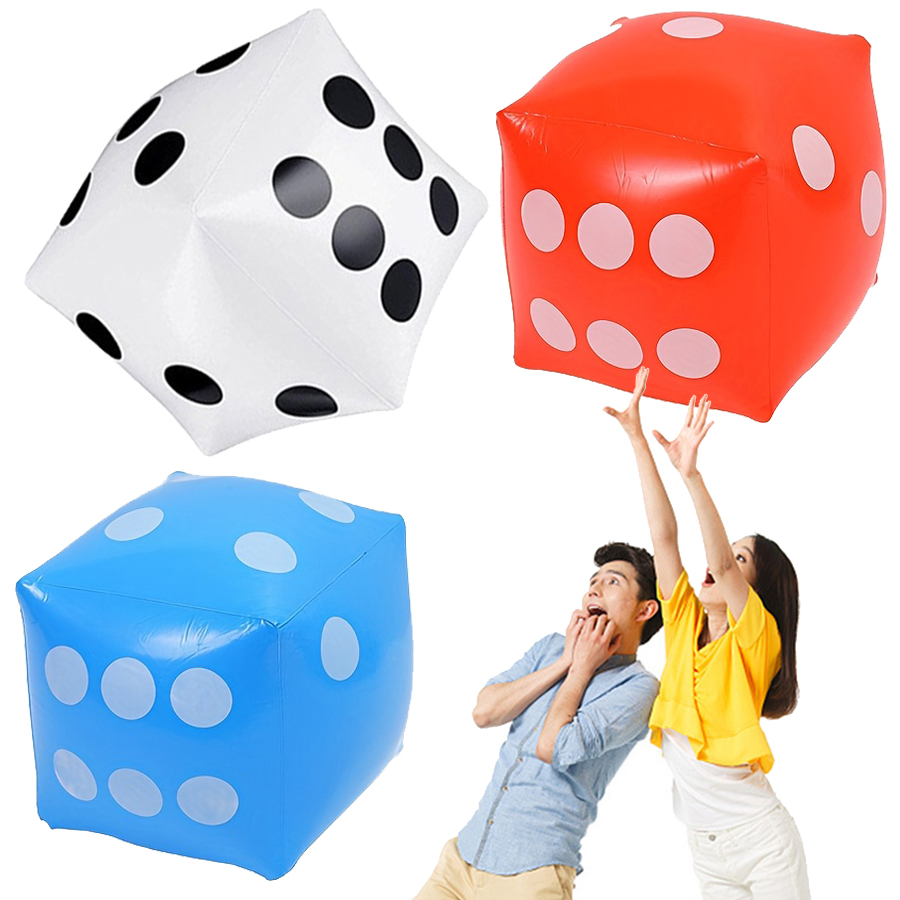 1-10PCS Inflatable Dice Jumbo  - Party Games Gamecube ulasan dan harga